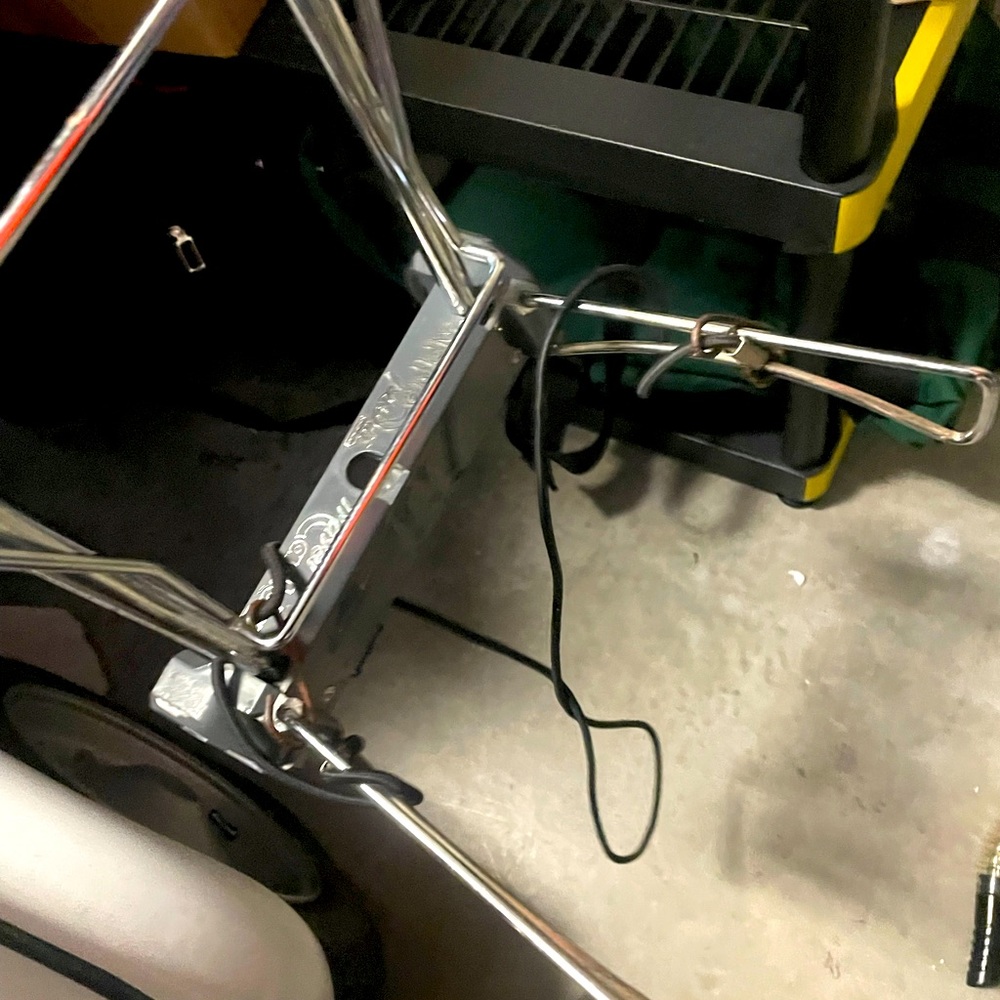 Golf bag cart Travel caddy 
Used